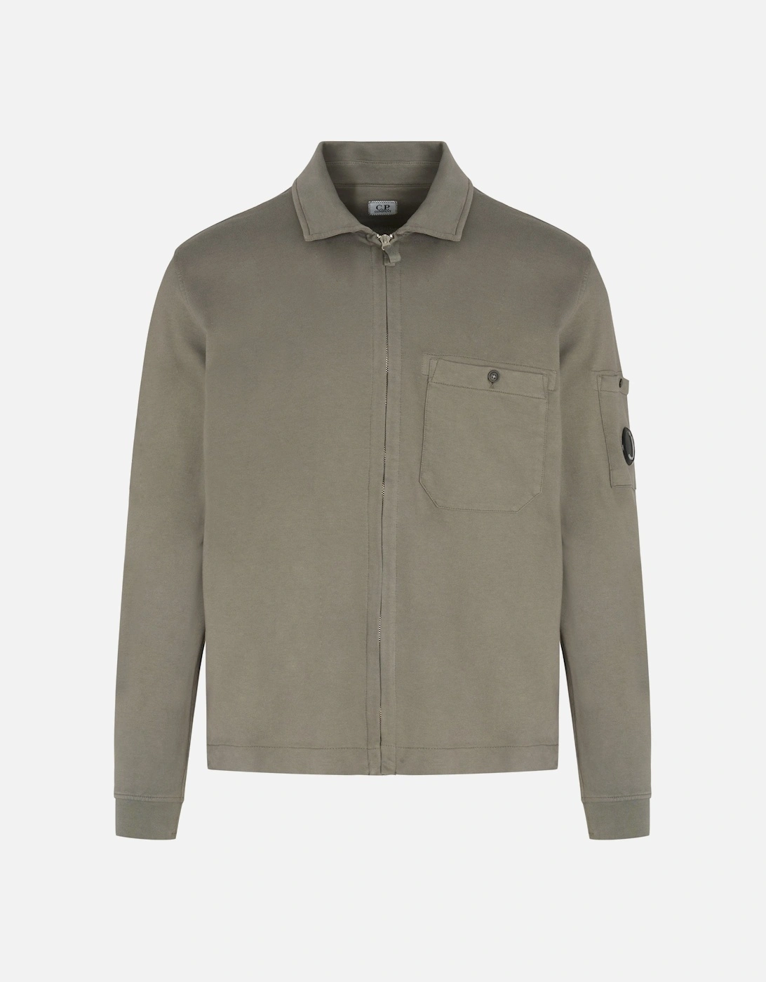 Jersey Overshirt Khaki, 6 of 5
