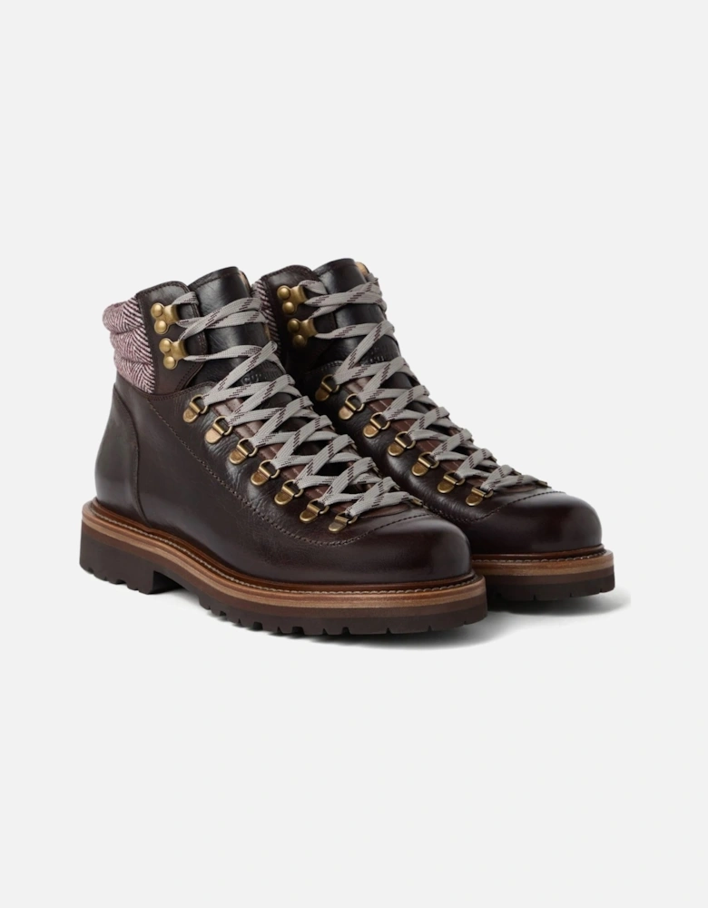 Leather Ankle Boots Brown