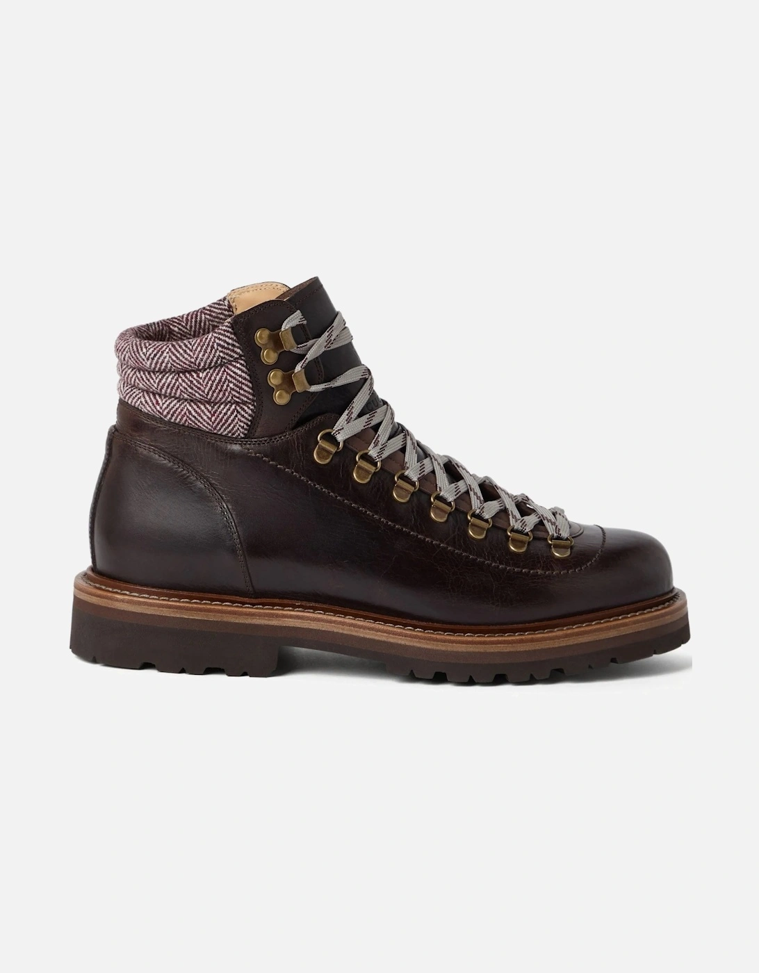 Leather Ankle Boots Brown, 6 of 5