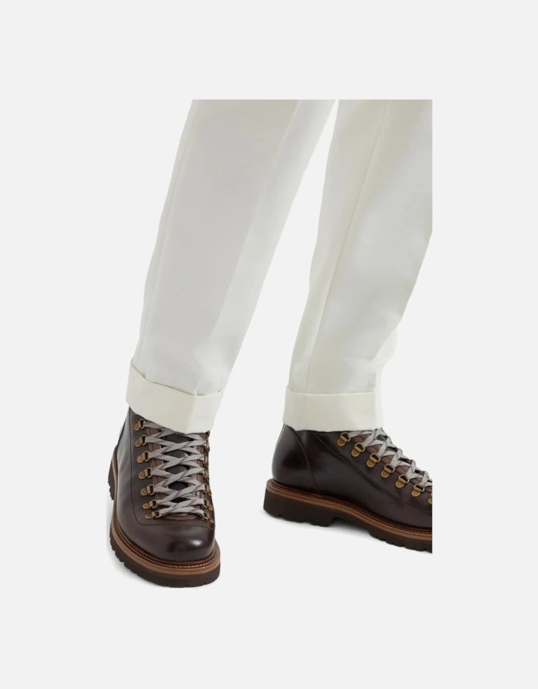 Leather Ankle Boots Brown