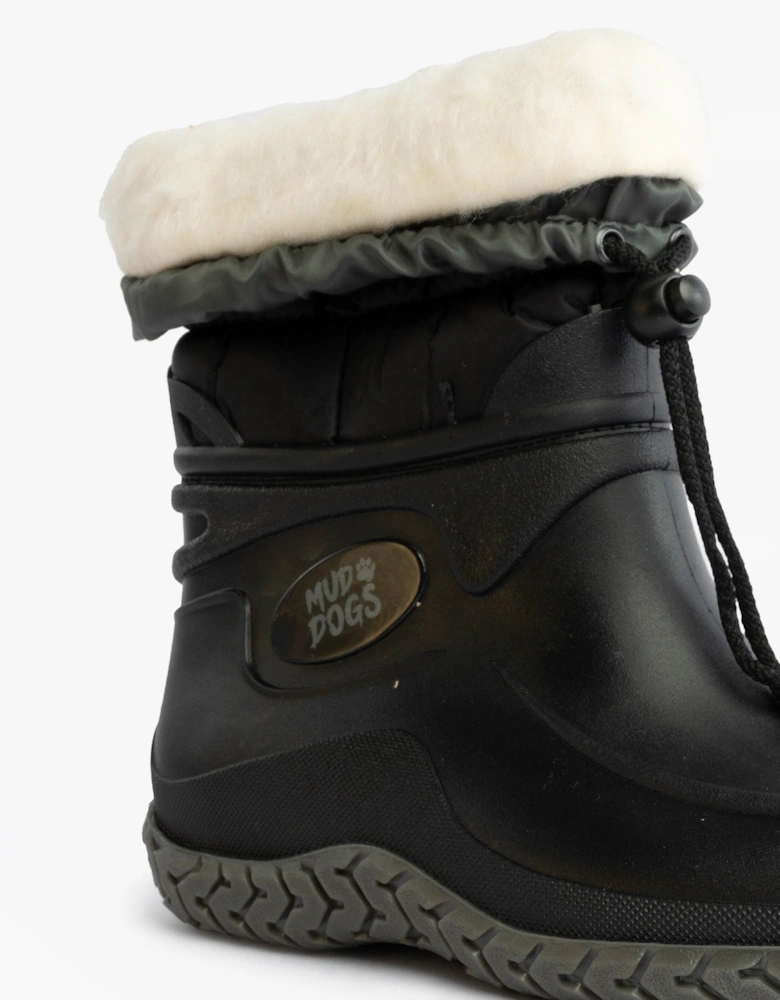 NORDIC Womens Warm Lined Boots Black