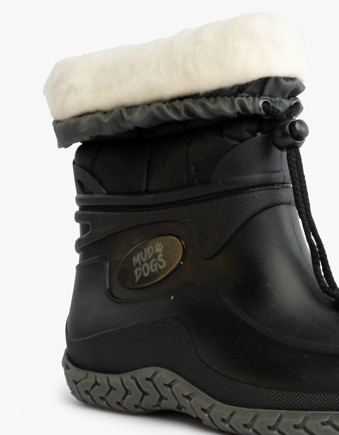 NORDIC Womens Warm Lined Boots Black