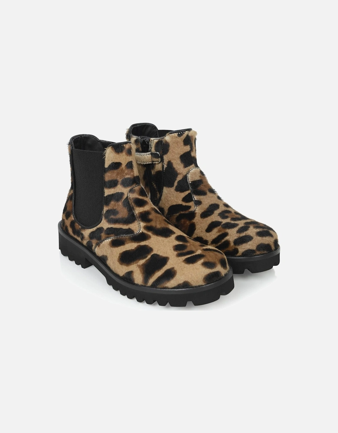 Girls Leopard Boots