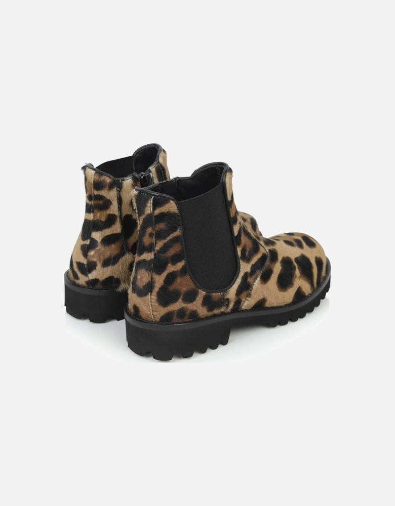 Girls Leopard Boots