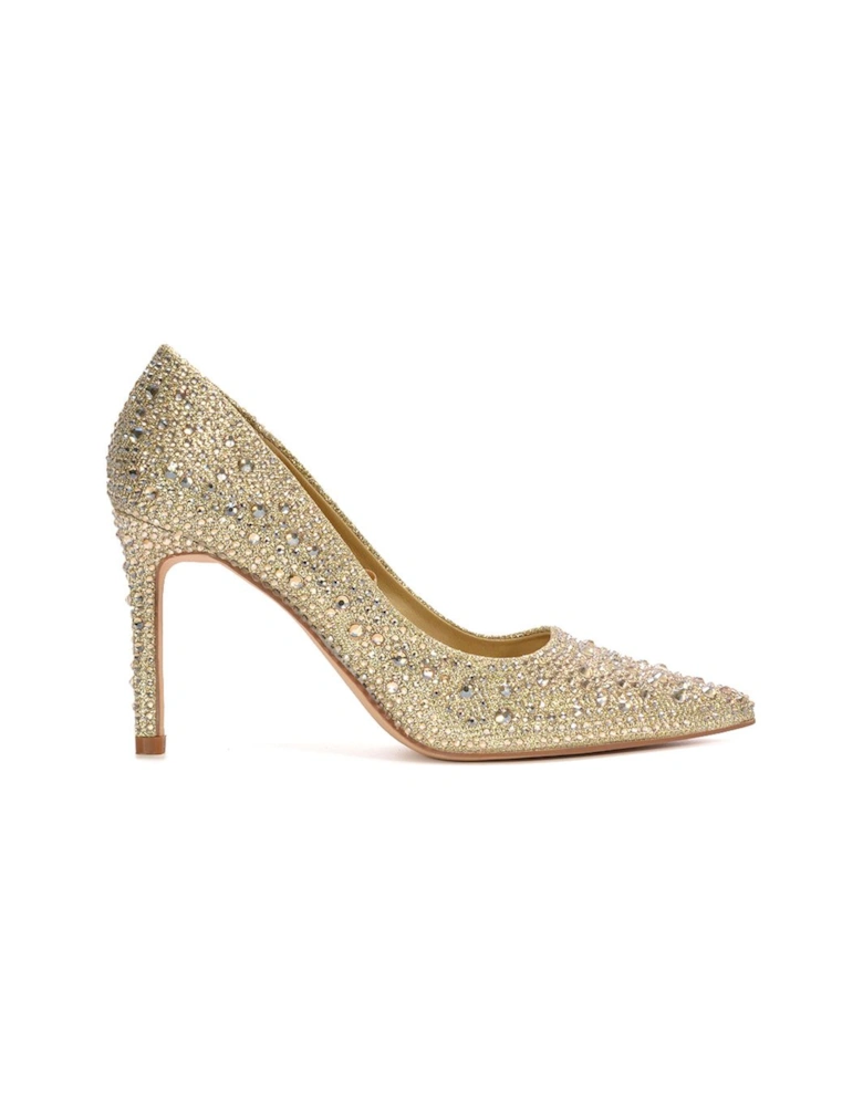 'Elisabeth' Sparkly Prom Stiletto High Heel Bridal Court Shoes