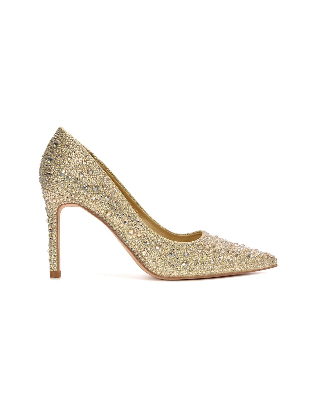 'Elisabeth' Sparkly Prom Stiletto High Heel Bridal Court Shoes, 2 of 1