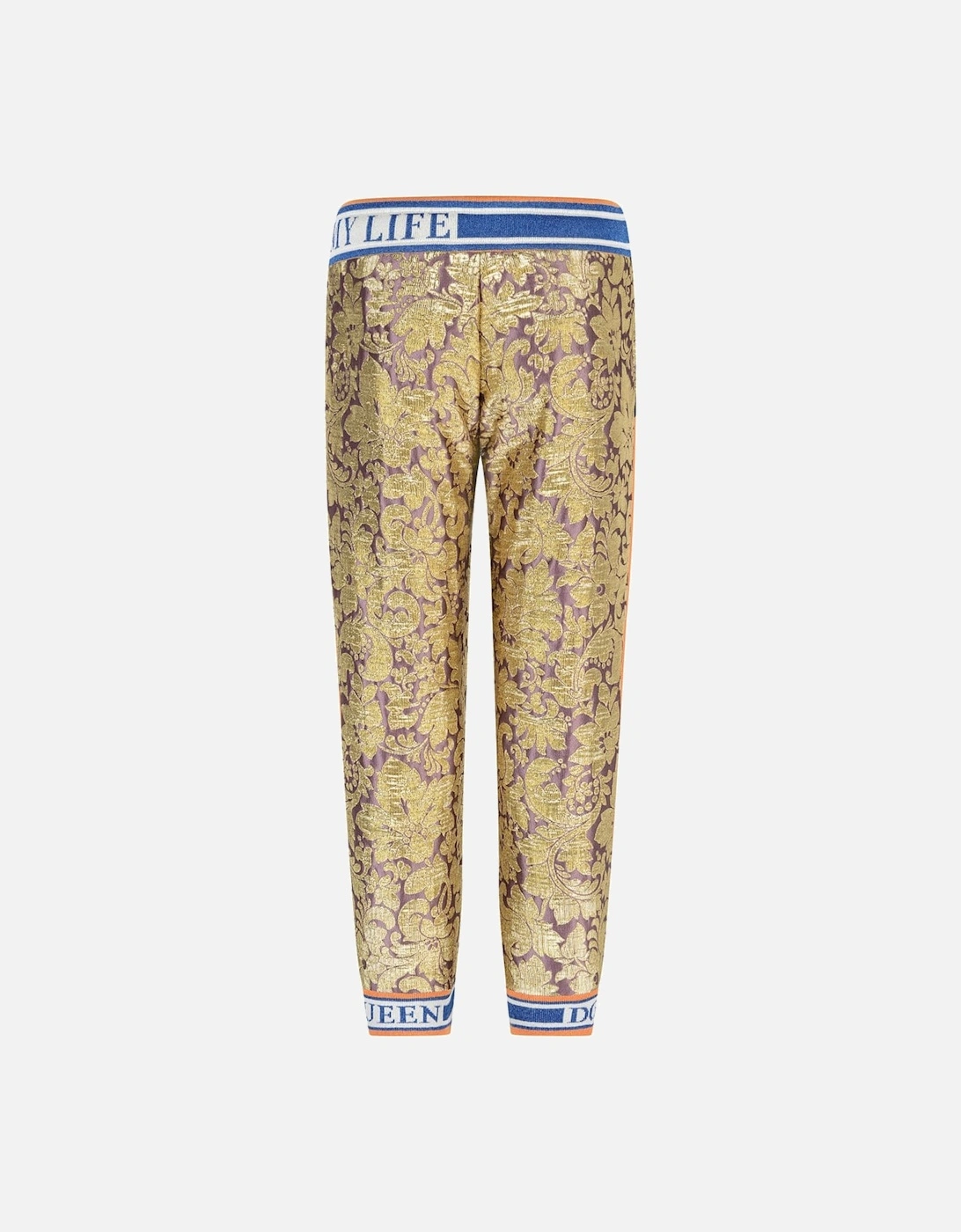 Girls Silk Brocade Trousers