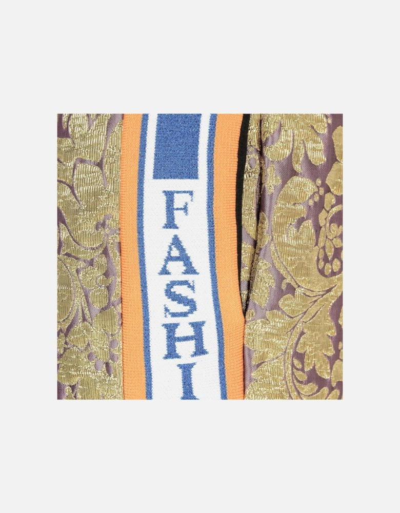 Girls Silk Brocade Trousers