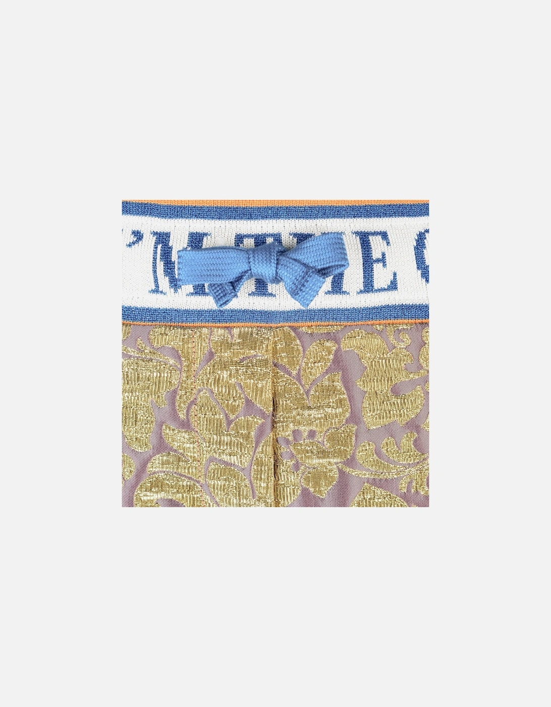 Girls Silk Brocade Trousers