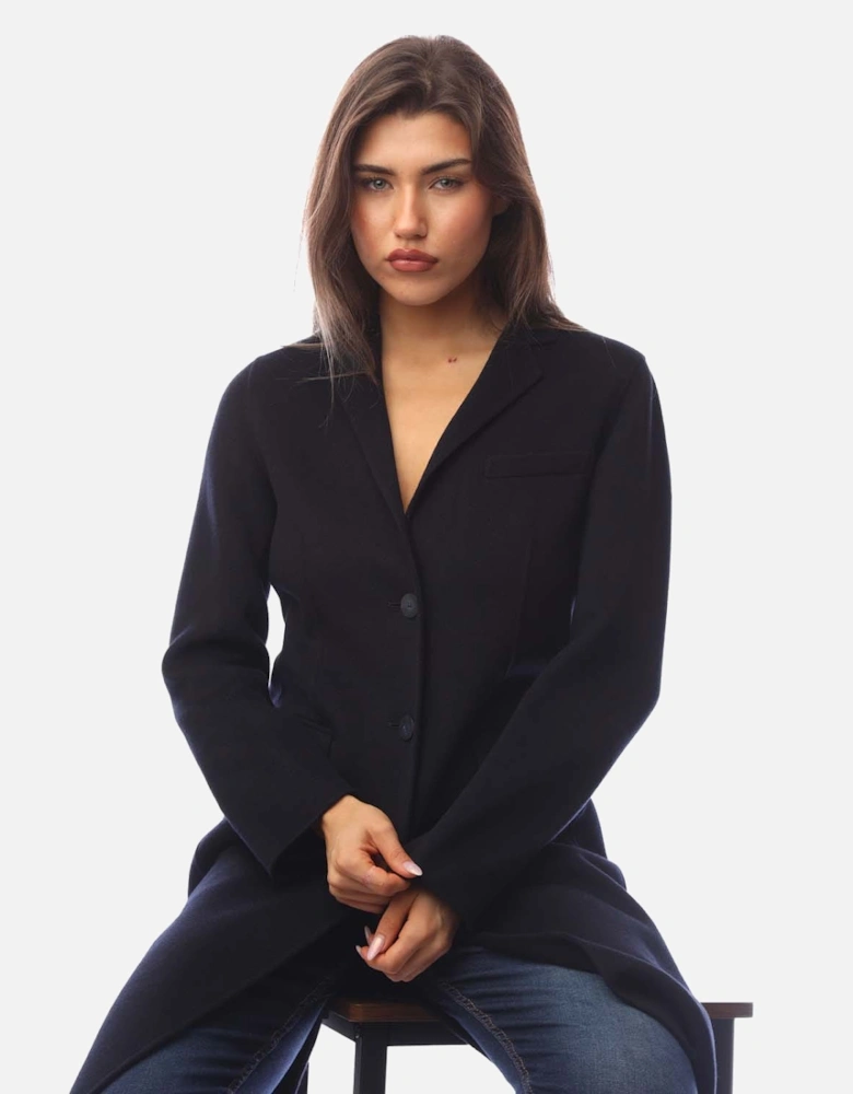 Lapelled Mid-Length Coat