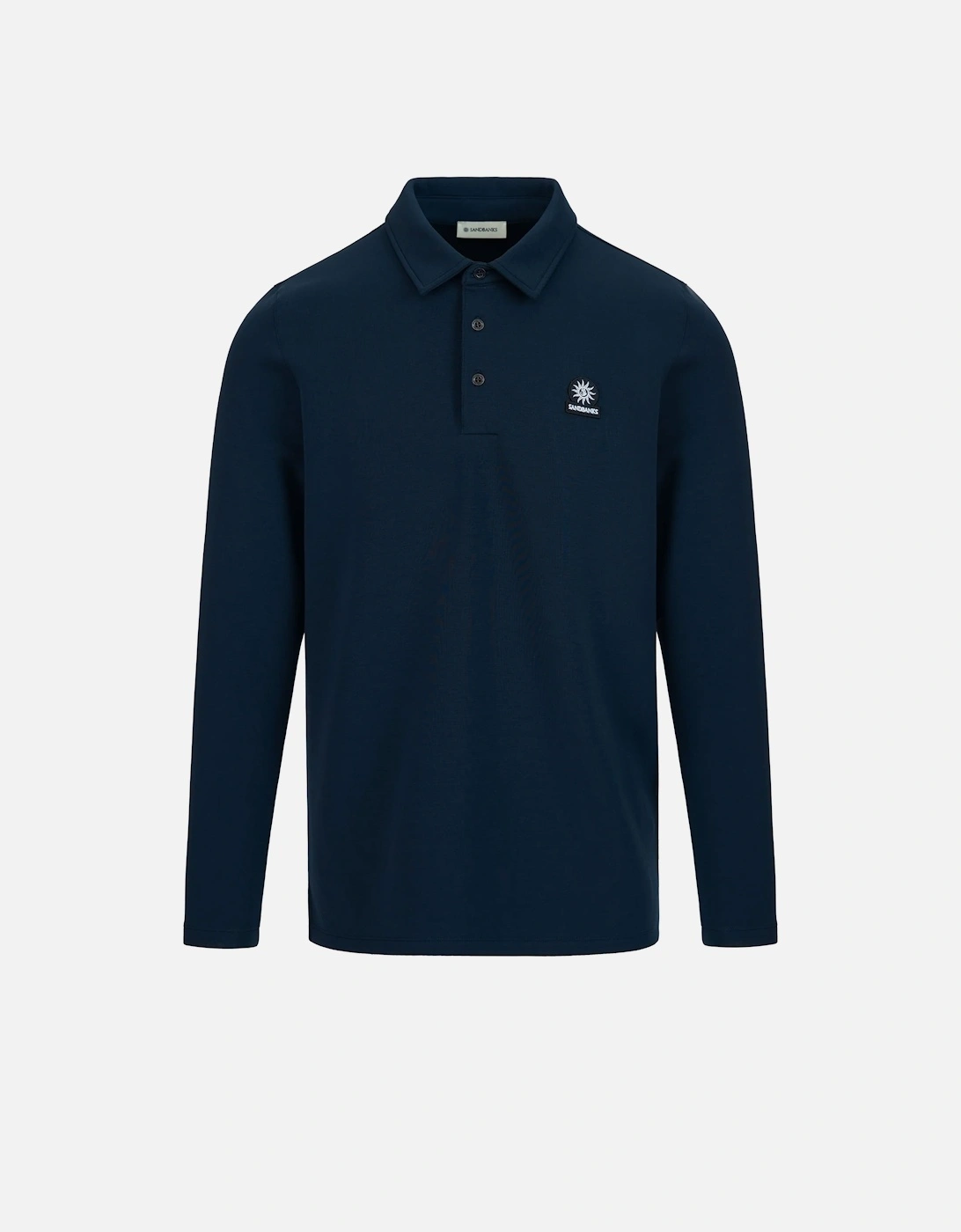 MODAL LONG SLEEVE POLO NAVY, 3 of 2