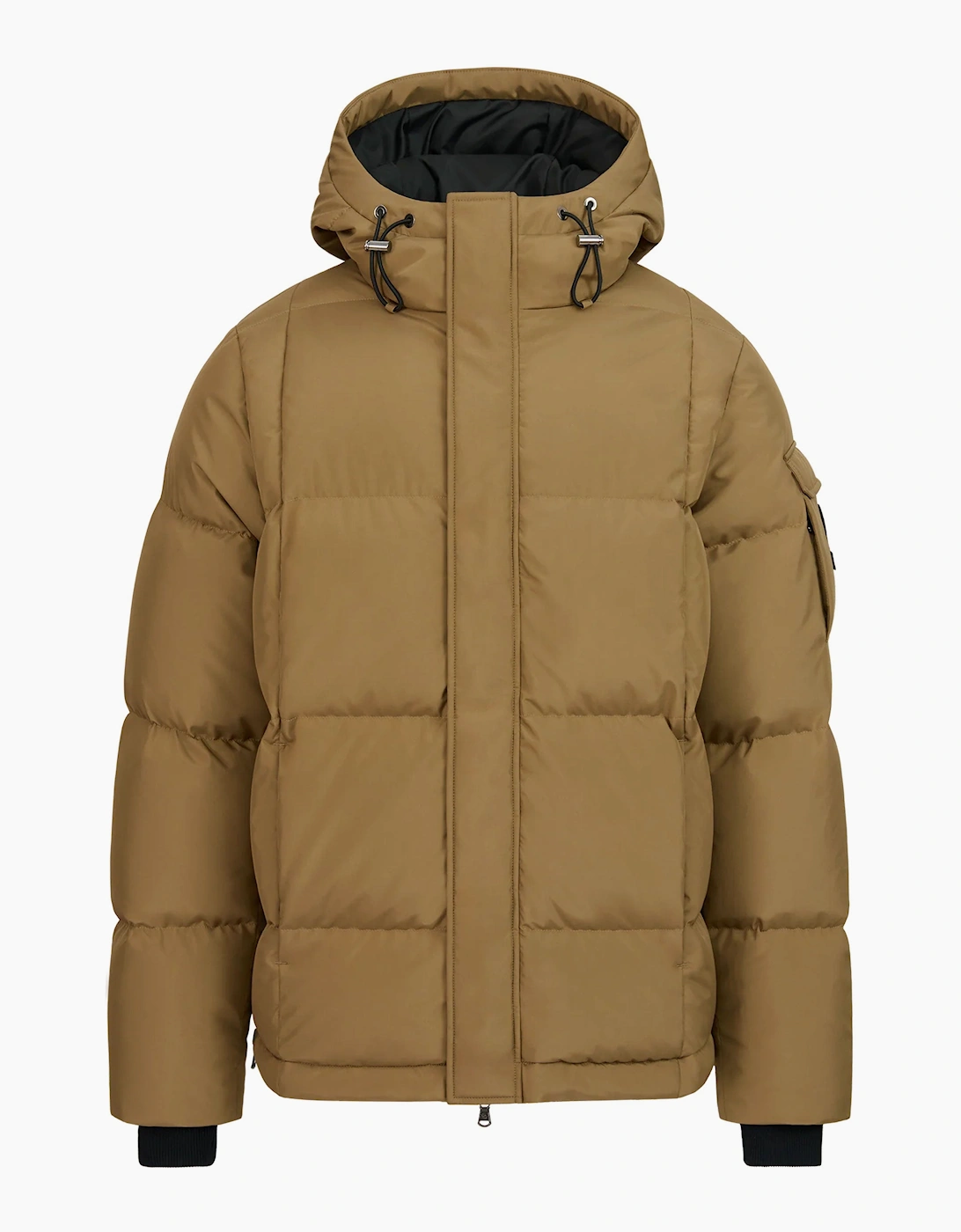 Men's SANDBANKS ALPHA PUFFER JACKET LIGHT BROWN - Tan - Size: 38