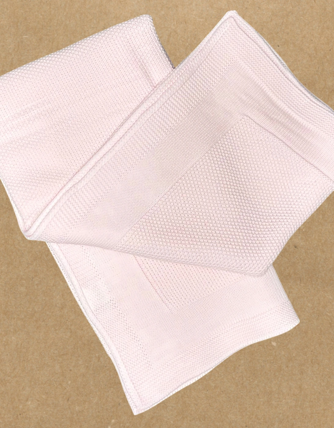 Girls Pale Pink Knit Shawl, 2 of 1