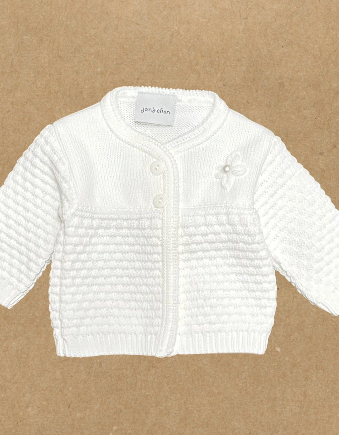 Girls White Cardigan, 2 of 1