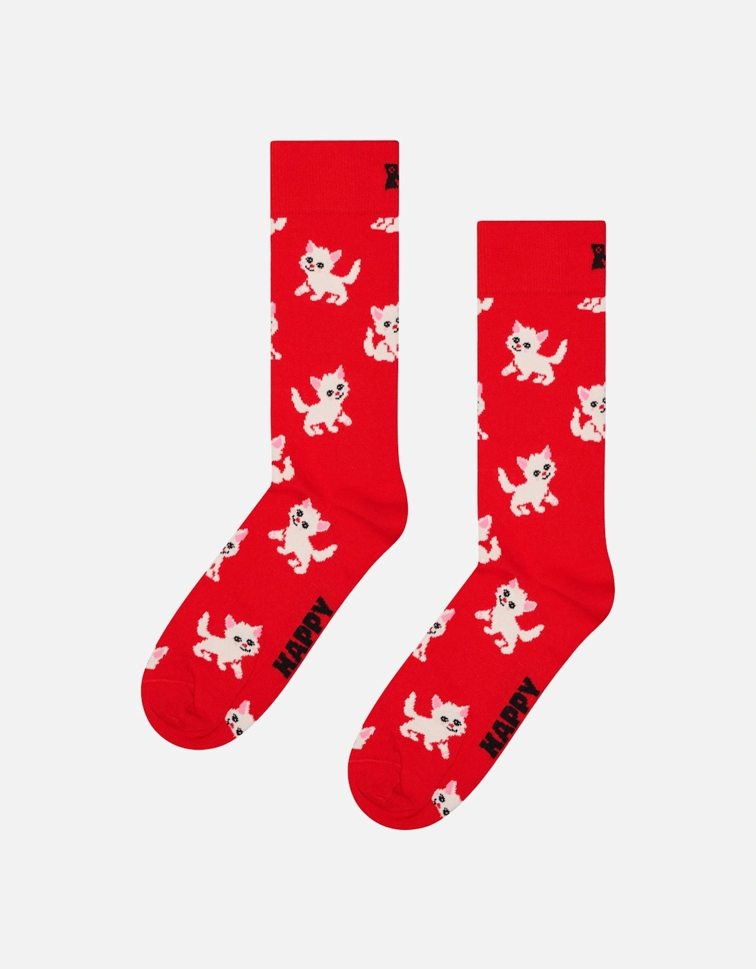 Kitten Socks, Red, 4 of 3