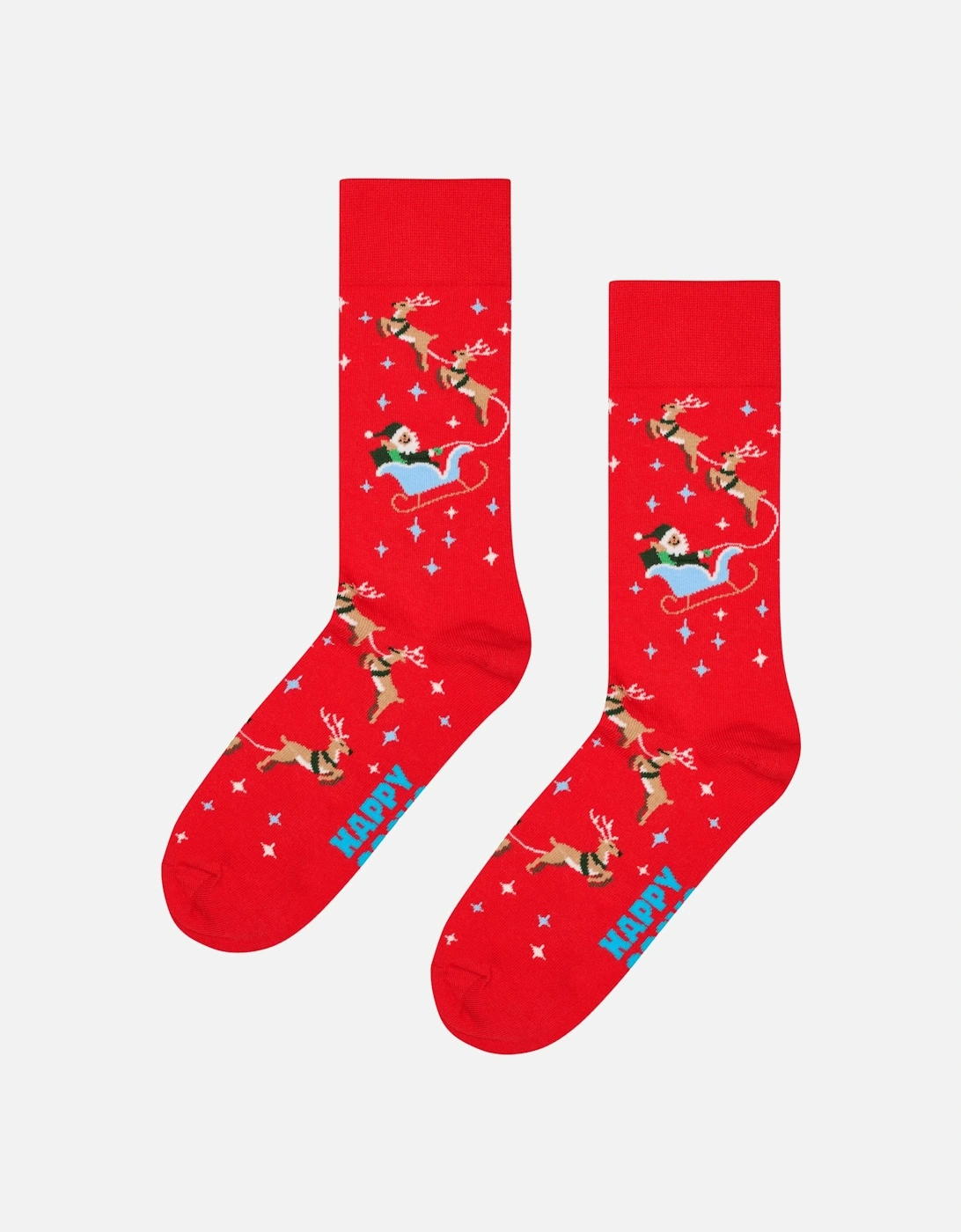 Sleigh Socks, Red, 3 of 2