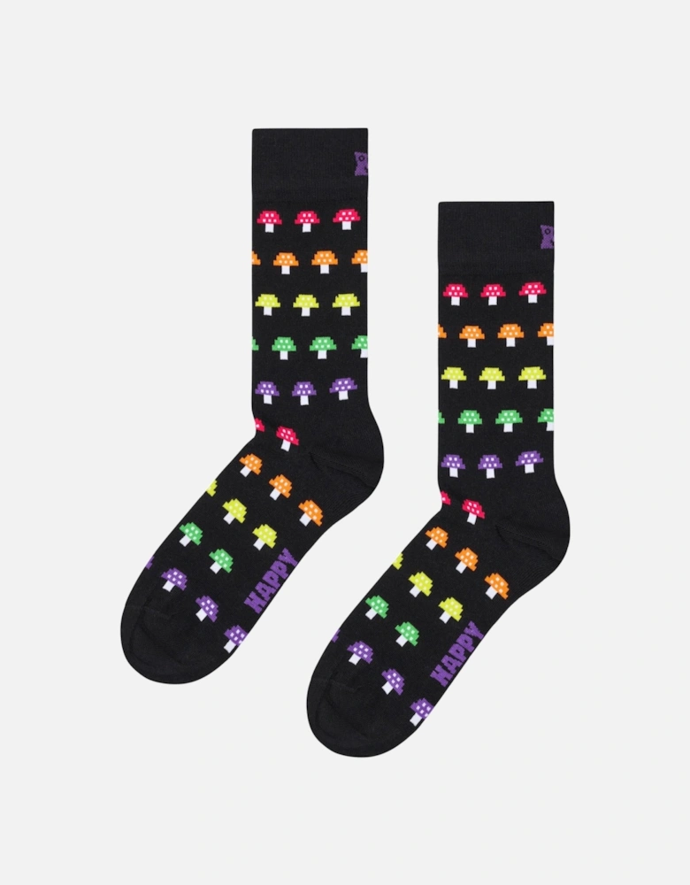 4-Pack Gamer Socks Gift Box, Black