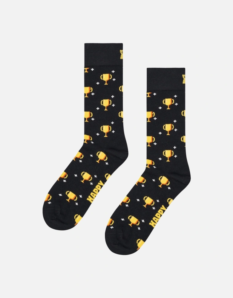 4-Pack Gamer Socks Gift Box, Black