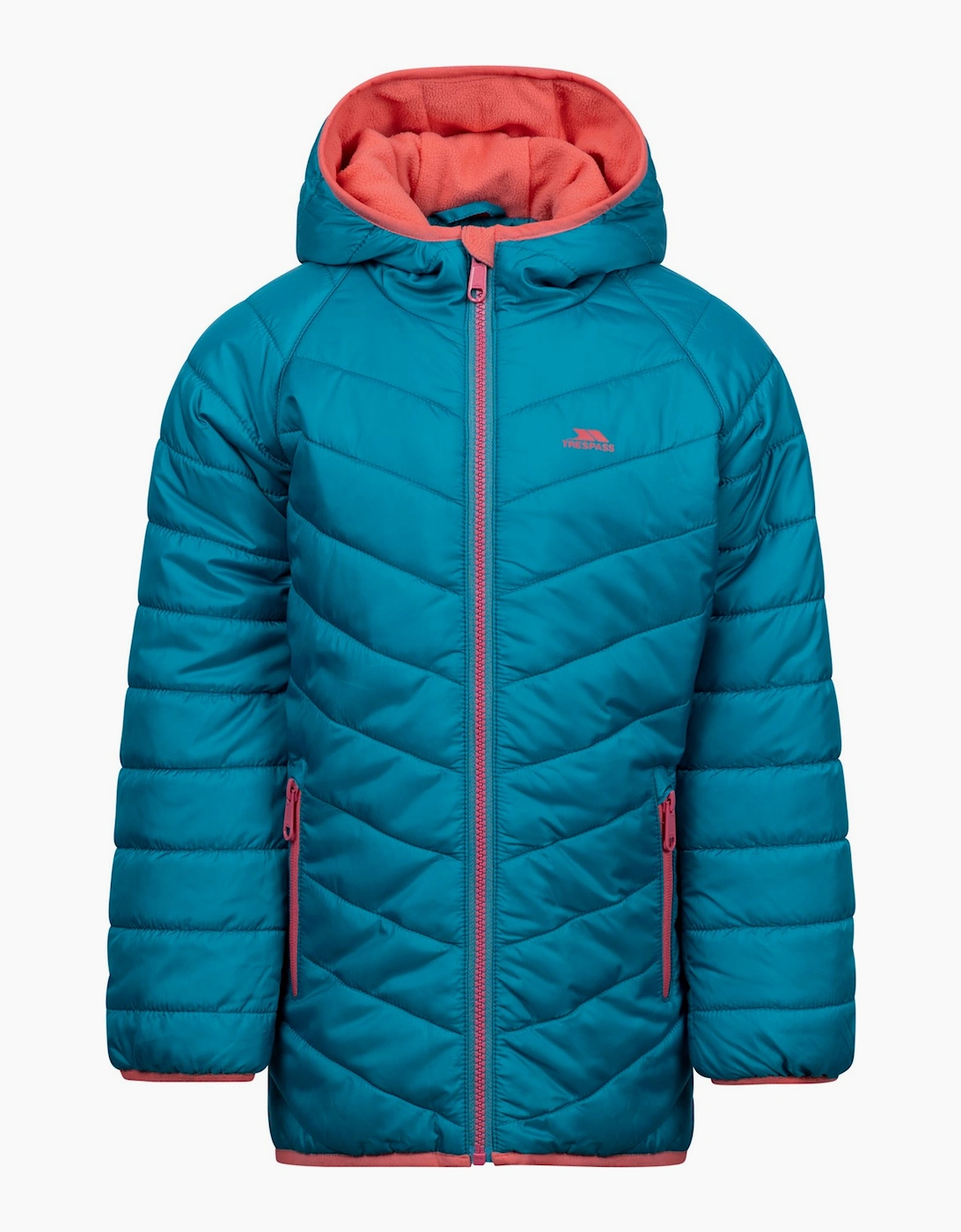 Trespass Girls Blue 'S Childrens/ Valard Quilted Jacket - Size: 11 Years/12 Years Kids