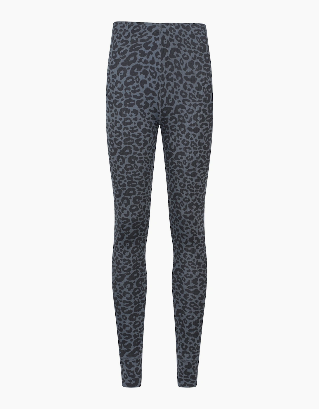 Mountain Warehouse Women's Grey / Talus Leopard Print Thermal Leggings - Size: 18 Uk