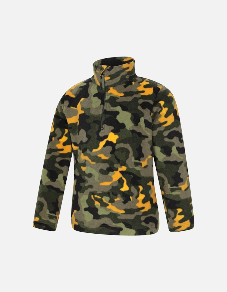 Childrens/Kids Pursuit Microfleece Half Zip Fleece