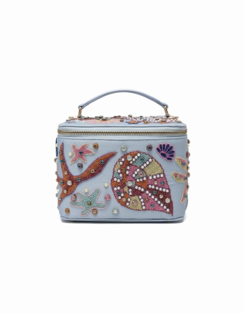 Selene Vanity Blue Makeup Bag