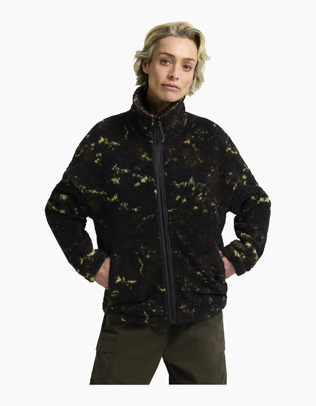 Jack Wolfskin Women's Jack Wolfskin Womens Stone Lite Full Zip Fleece - Lichen Peat