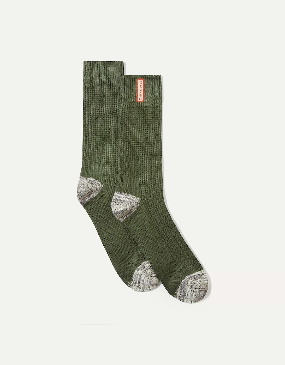 Unisex Bradenham Bamboo Mid Lightweight Crew Socks, 2 of 1