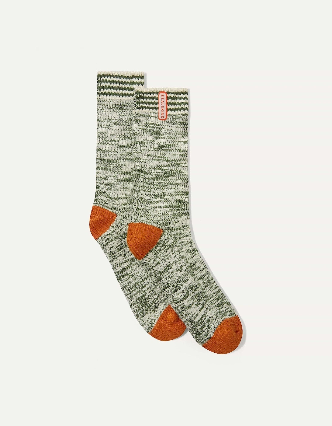 Unisex Cordwell Bamboo Mid Length Crew Socks, 2 of 1