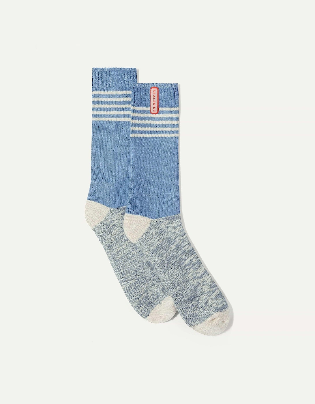 SealSkinz Men's Sealskinz Unisex Bawdeswell Bamboo Mid Lightweight Crew Socks - Blue