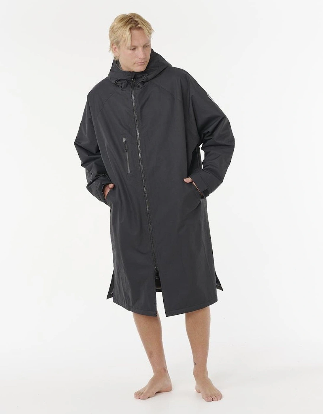 Rip Curl Mens Surf Series Winter Oversized Hooded Poncho, 2 of 1