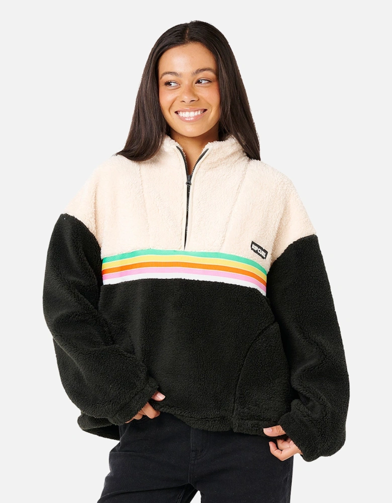 Rip Curl Womens Surf Revival Polar Half Zip Fleece