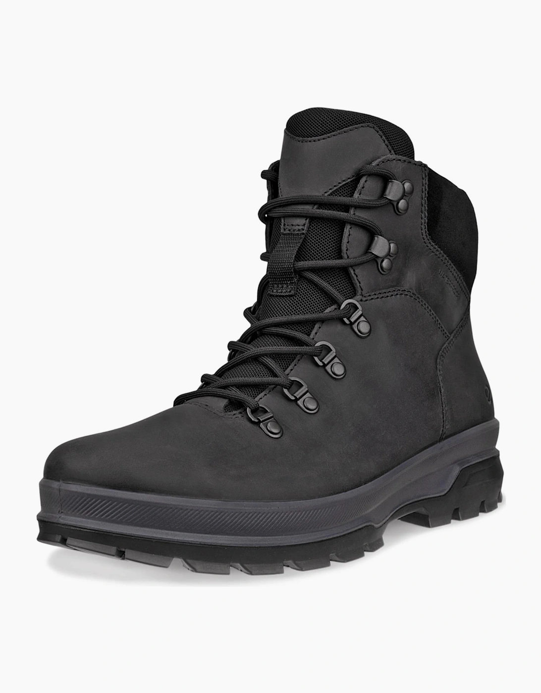 Men's ECCO Mens Rugged Track Waterproof Walking Boots - Black - Size: 11.5