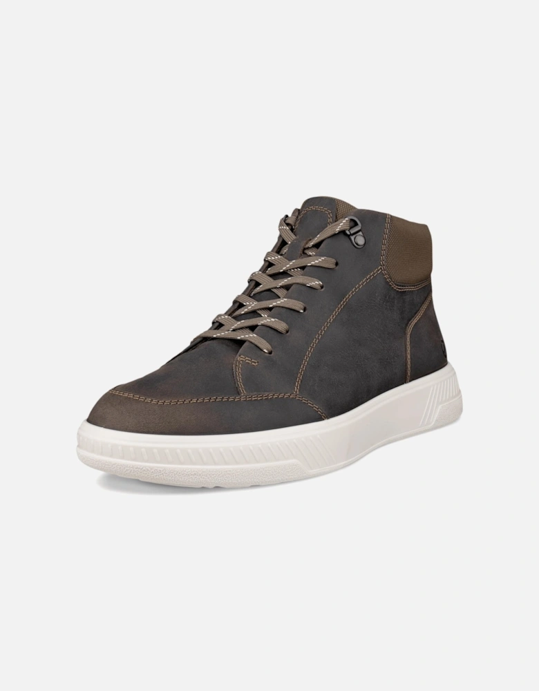 Mens Move Leather Ankle Boots