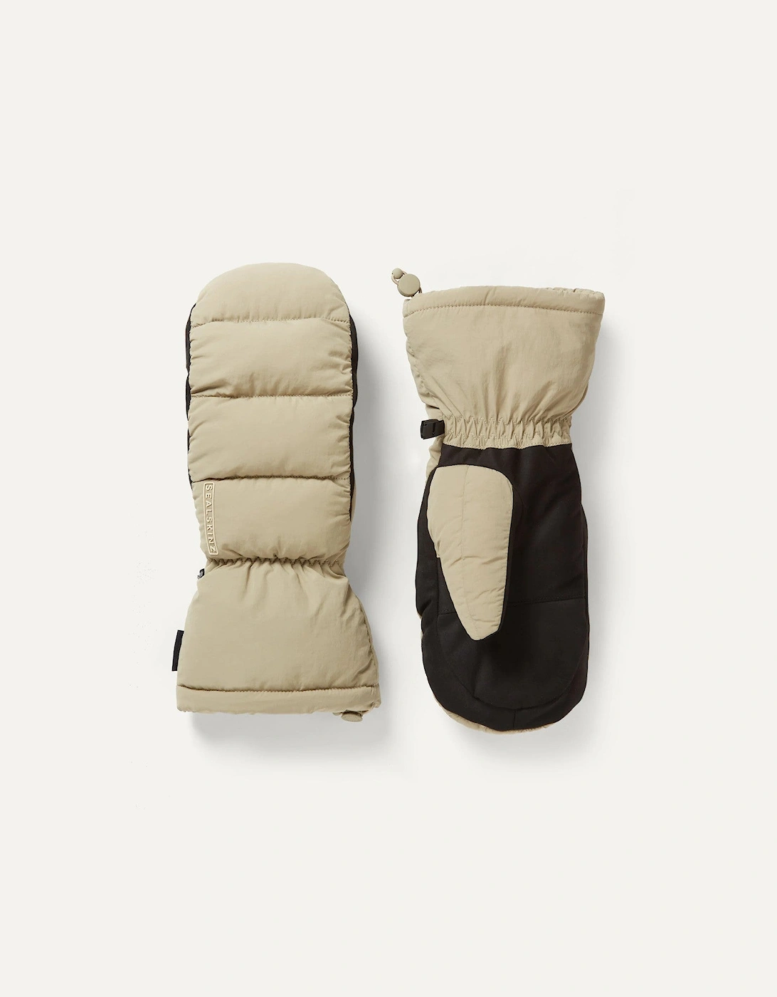 SealSkinz Women's Sealskinz Womens Langley Lightweight Insulated Puffer Mittens - Cream