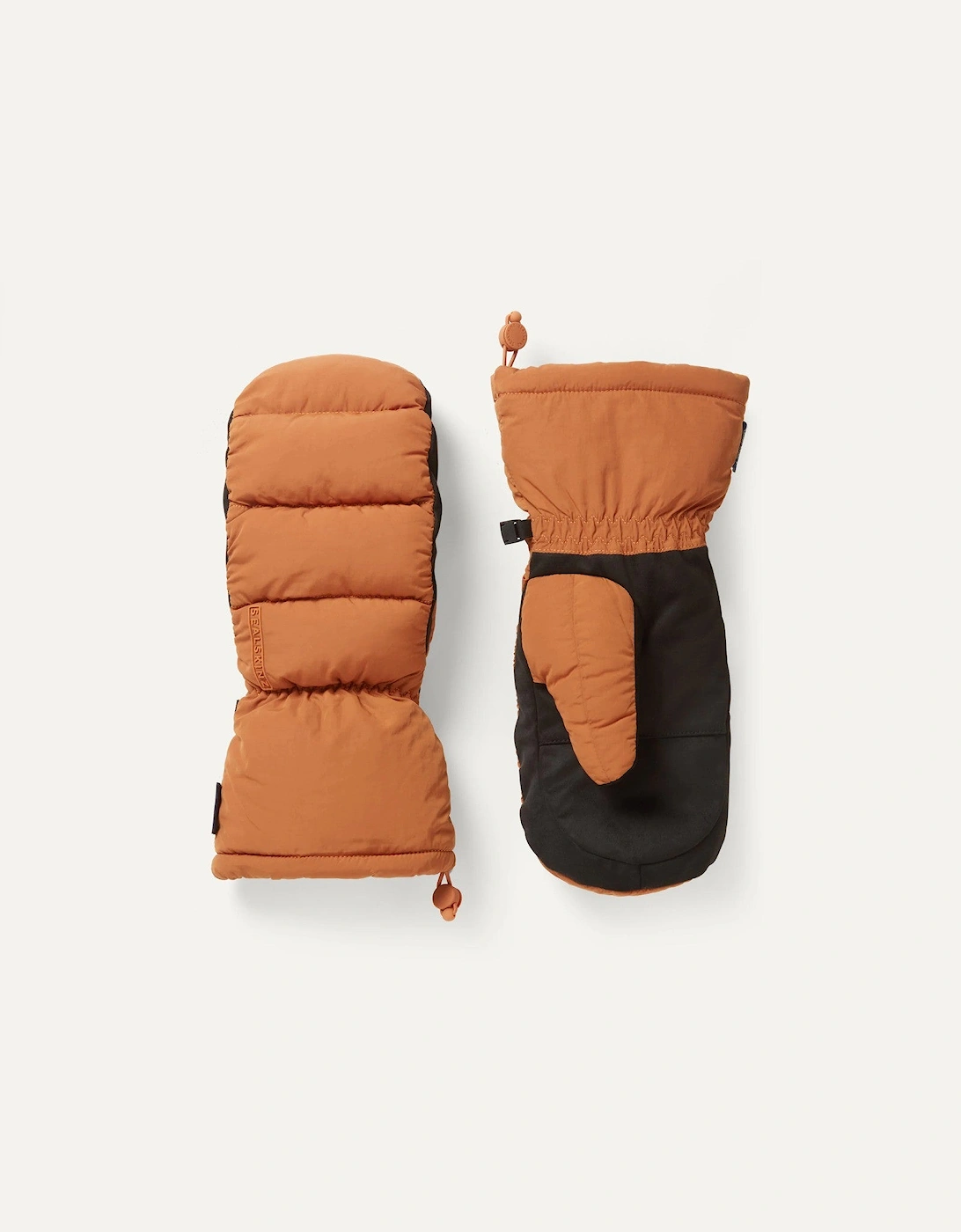 Sealskinz Women's Orange Langley Lightweight Insulated Puffer Mittens  L