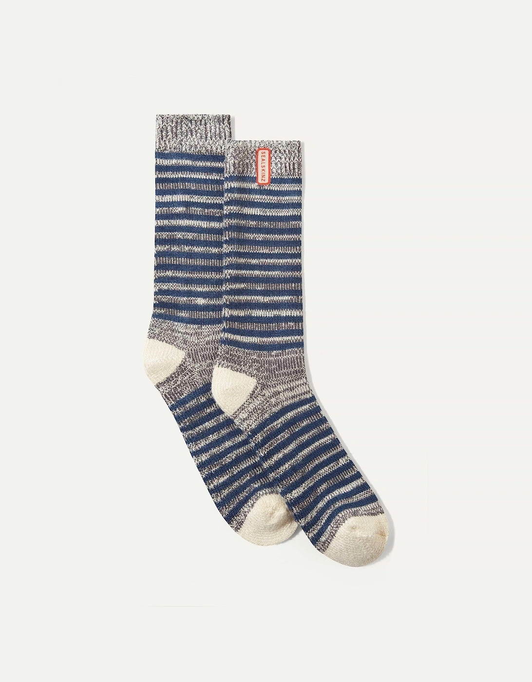 SealSkinz Men's Sealskinz Unisex Attleborough Bamboo Mid Lightweight Crew Socks - Navy