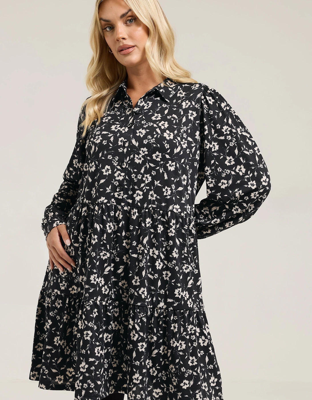 Floral Shirt Dress, 2 of 1