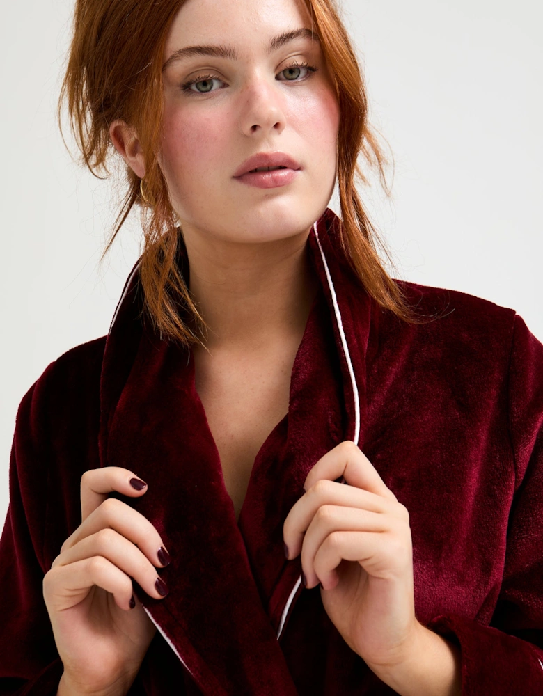 Super Plush Robe in Claret