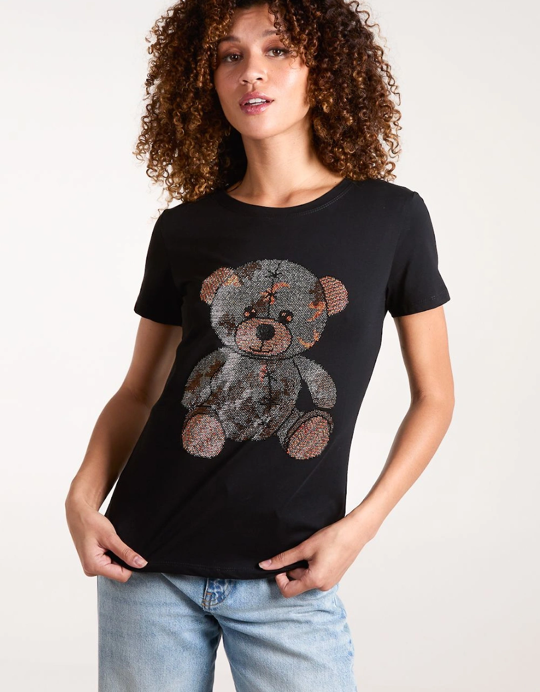 Diamante Teddy Bear T-shirt, 2 of 1