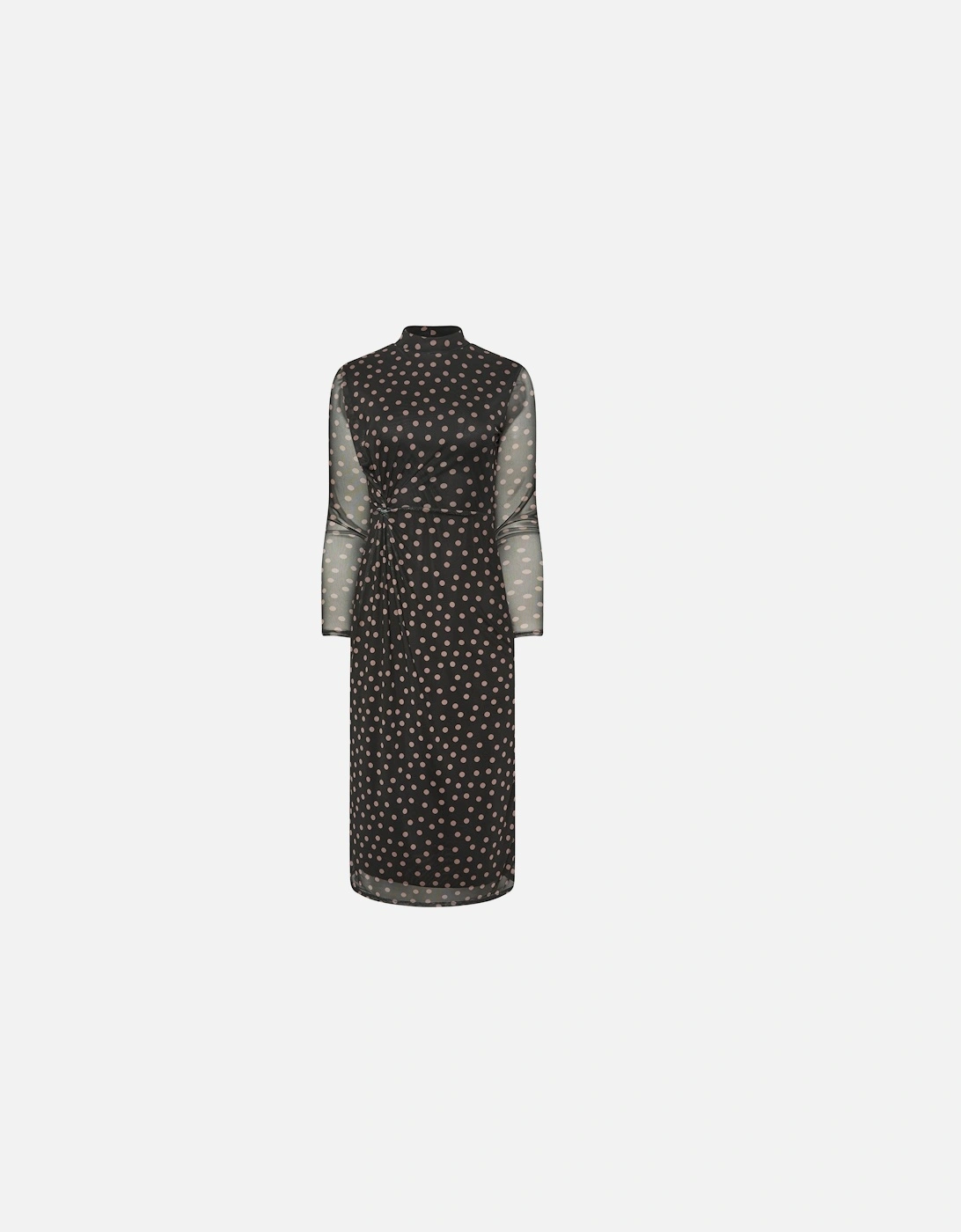 Petite Spot Print Mesh Dress, 2 of 1