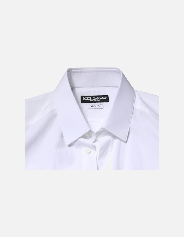 Embroidered Bee Crown Dress Shirt