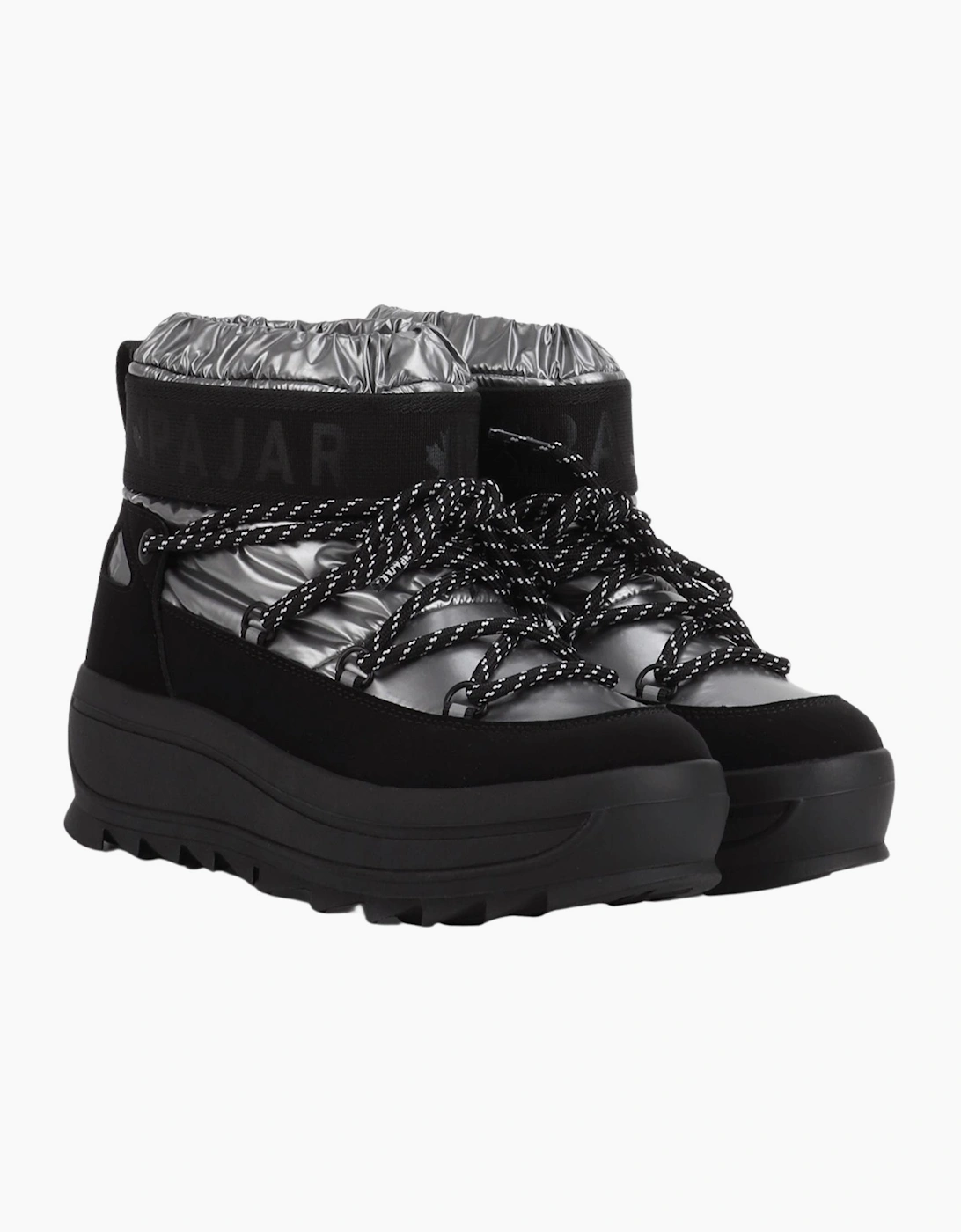 Pajar Women's Grey Galaxy Mini Waterproof Snow Boots - Size 6