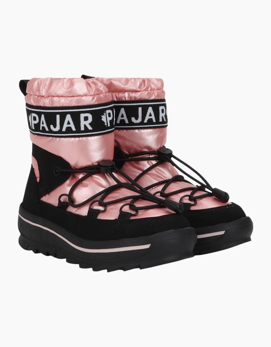Pajar Boys Pink 'S Galaxy Waterproof Snow Boots - Size: 4 Uk Kids
