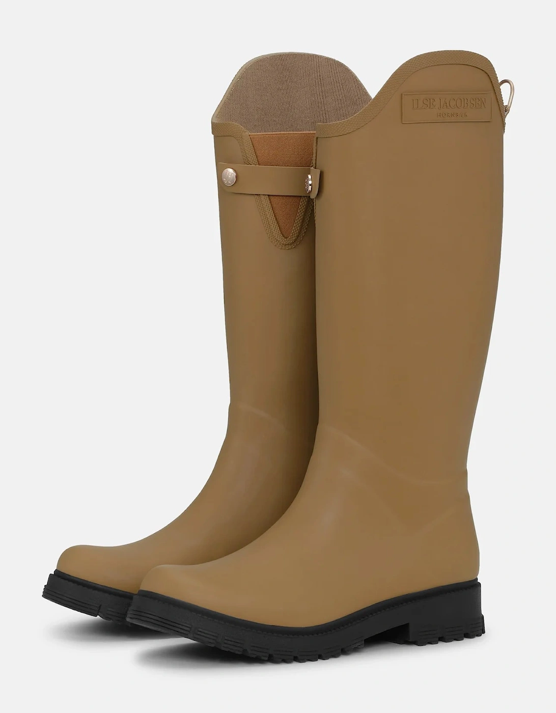 Ilse Jacobsen Ilse Jacobsen Women's Asymmetric rain boots in mocha - Brown