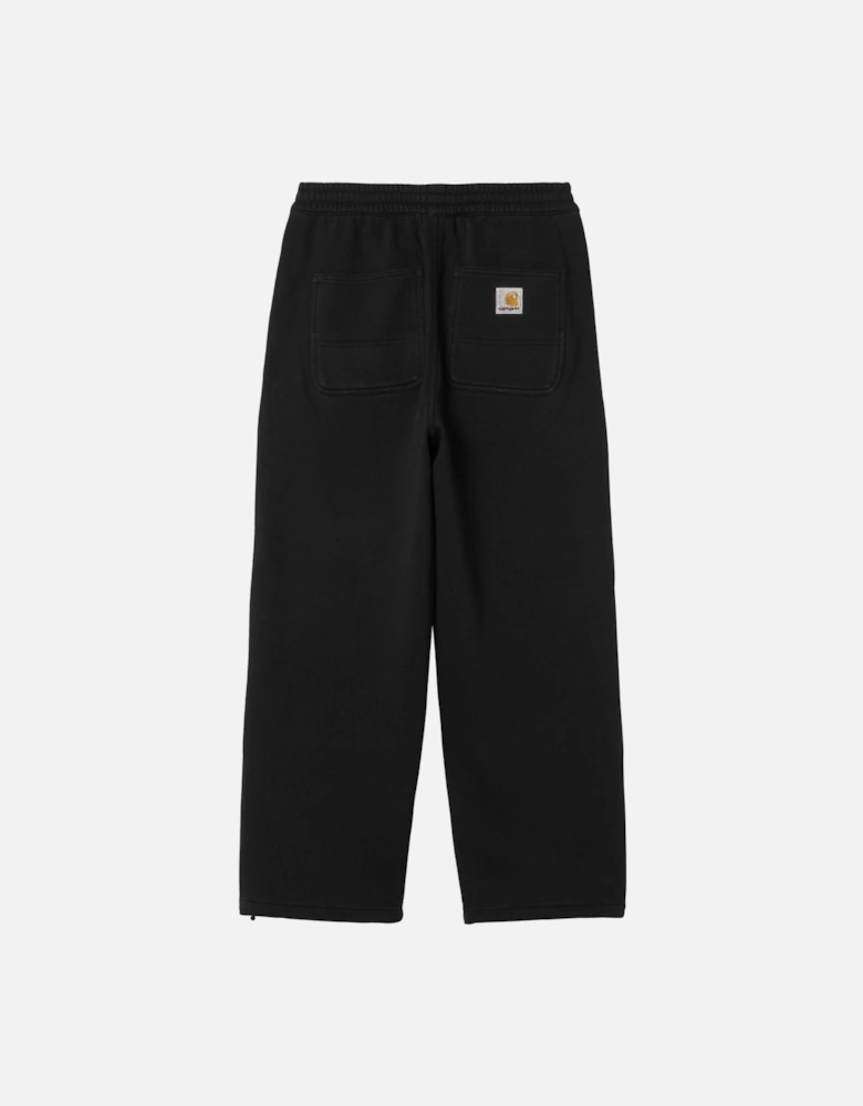 Double Knee Sweat Pants - Black