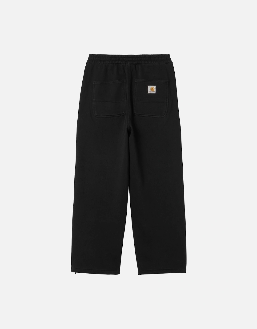 Double Knee Sweat Pants - Black