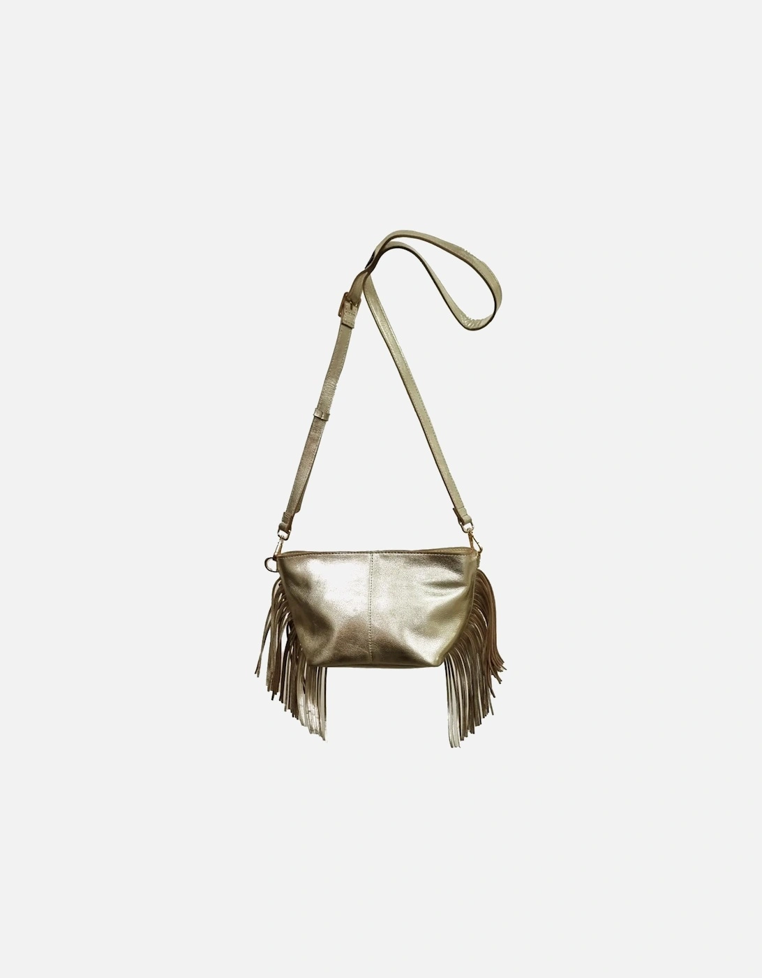Kingston Tassle Cross Body Bag - Gold
