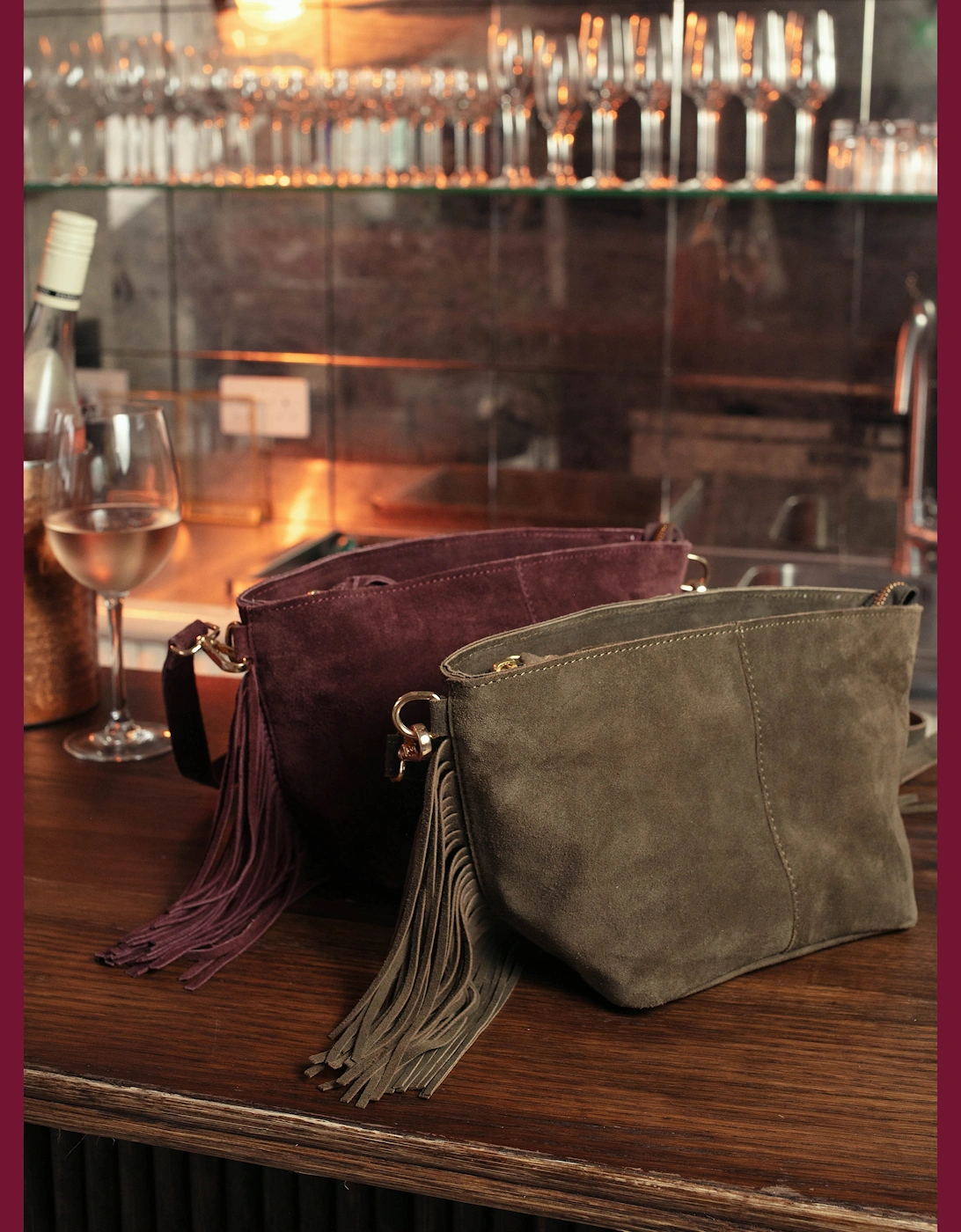 Kingston Tassle Cross Body Bag - Olive, 2 of 1