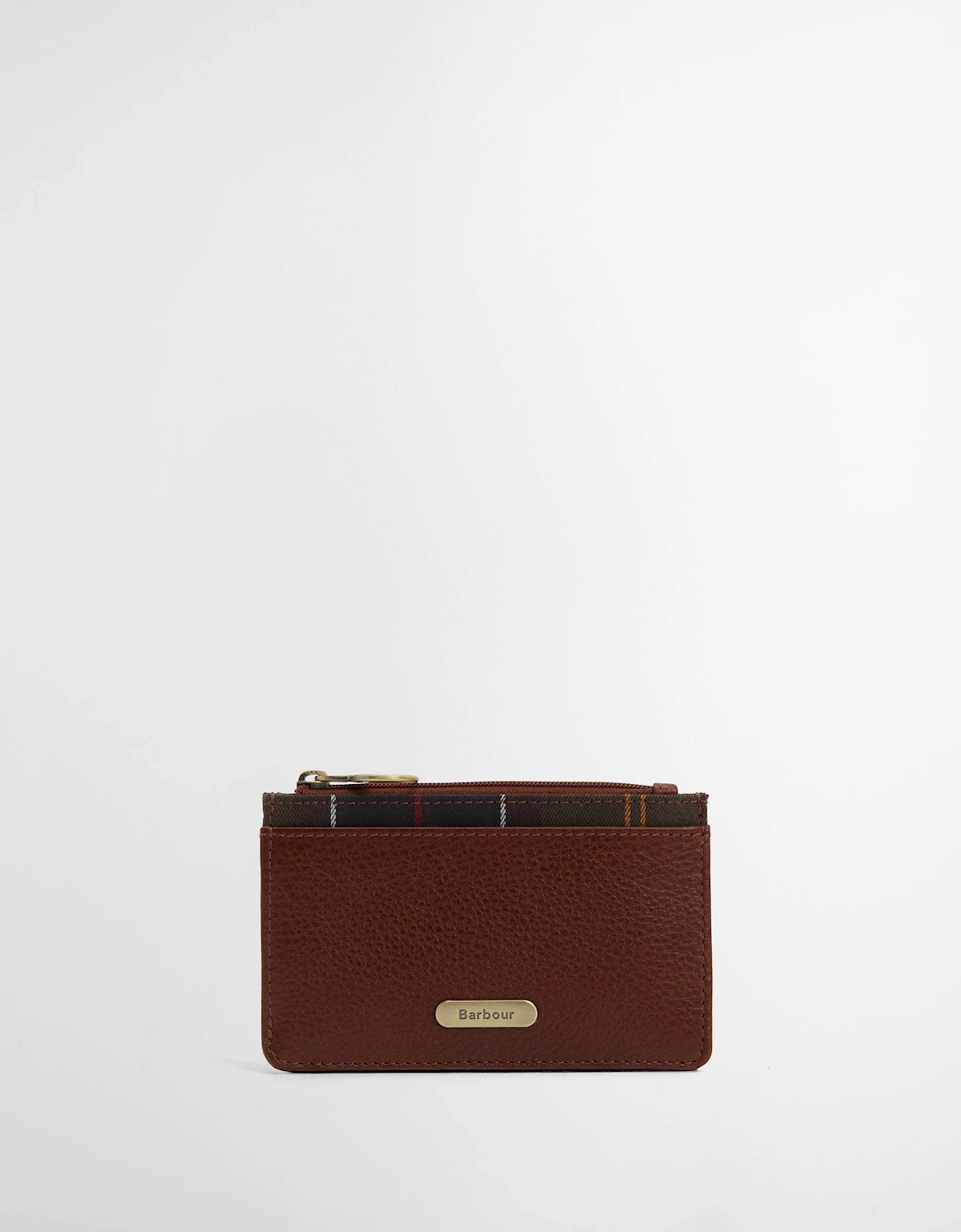 Alder Womens Leather Card Holder - Brown/Classic